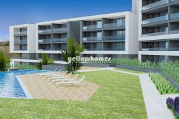 Modern 2-bed apartments with communal pool near...